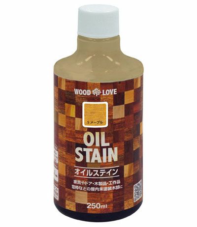 木部 DIY 浸透性抜群 油性塗料WL オイルステイン 250ml | ニッペホーム