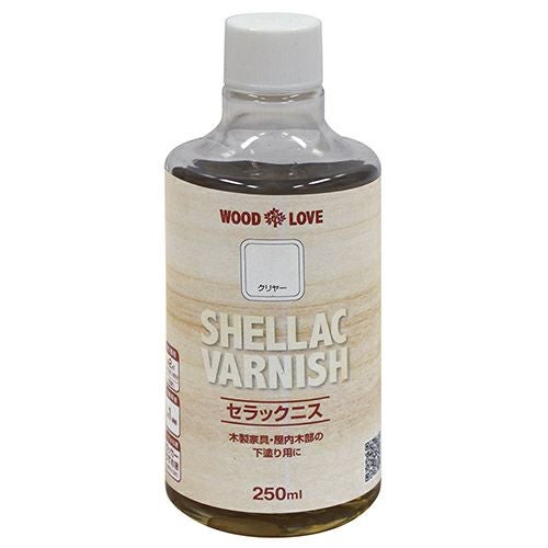 木部 DIY ヤニ・さび止め にじみ防止 油性塗料WL セラックニス 250ml