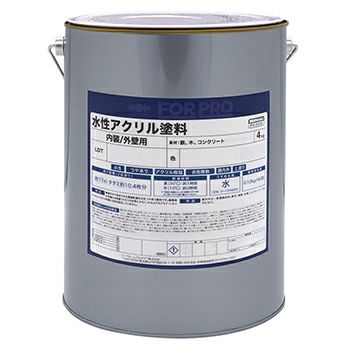 業務用 屋内外 建築 低臭 水性塗料FOR PRO 水性アクリル塗料 15kg 白