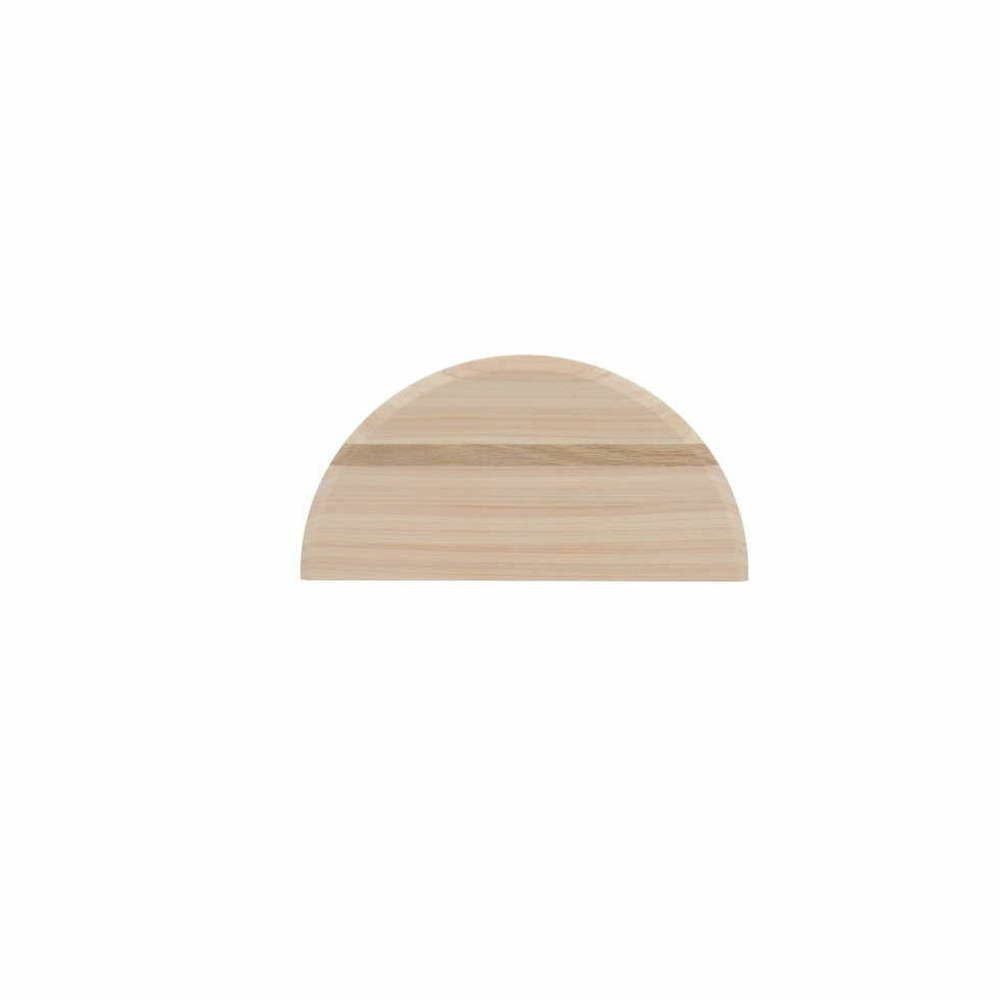 国産ひのき DIY 木製棚板OBEE棚板(半円)310×155×15mm | ニッペホーム
