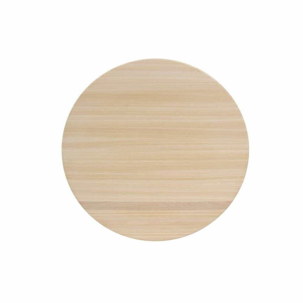 国産ひのき DIY 木製棚板OBEE天板(円タイプ)600×600×30mm | ニッペ