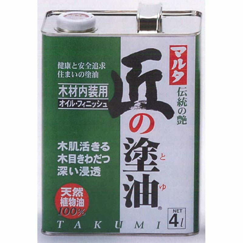 【まとめ売り】【4点】フィルムノーブルオイル〈化粧用油〉 匠の塗油 4L | ニッペホームプロダクツ公式ストア