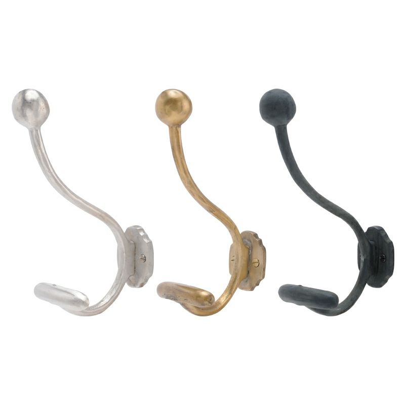真鍮 アンティーク フック COAT&HAT HOOK 約309g | ニッペホーム