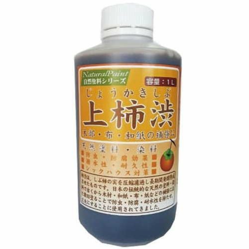 防虫防腐効果 耐水性 光沢上柿渋色人 1L | ニッペホームプロダクツ公式